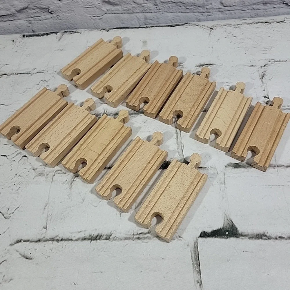 Battat Wild Ridge Brio Compatible Wooden Train Track Parts Pieces Lot